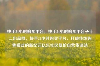 快手24小时购买平台，快手24小时购买平台子十二出品网，快手24小时购买平台，打破传统购物模式的新纪元亿乐社区低价自营货源站