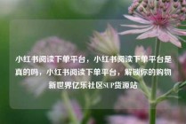 小红书阅读下单平台，小红书阅读下单平台是真的吗，小红书阅读下单平台，解锁你的购物新世界亿乐社区SUP货源站