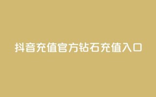 抖音充值官方钻石充值入口 - 抖音官方钻石充值入口指南与步骤解析！